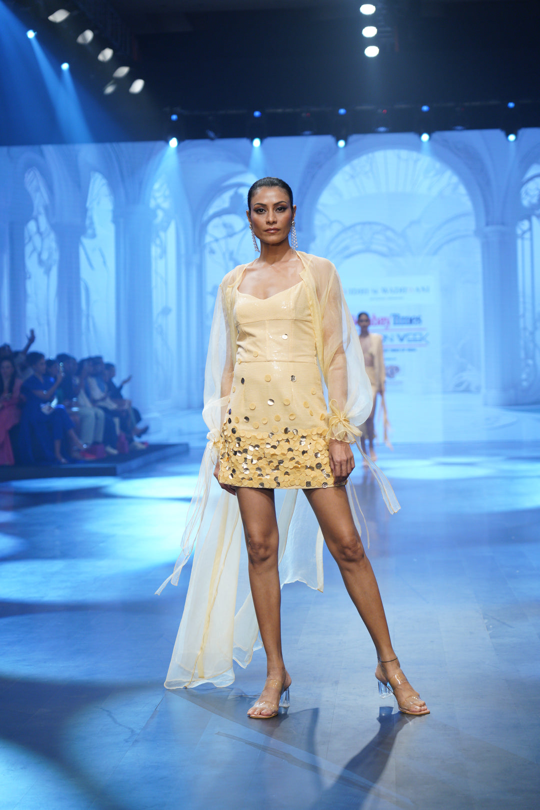 GEISHA Sequins Shift Dress