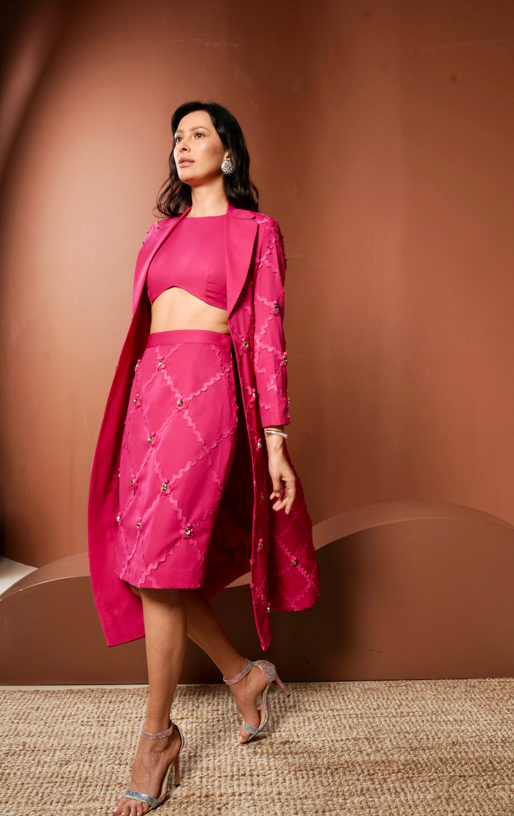 ROSA Blazer And Skirt Set