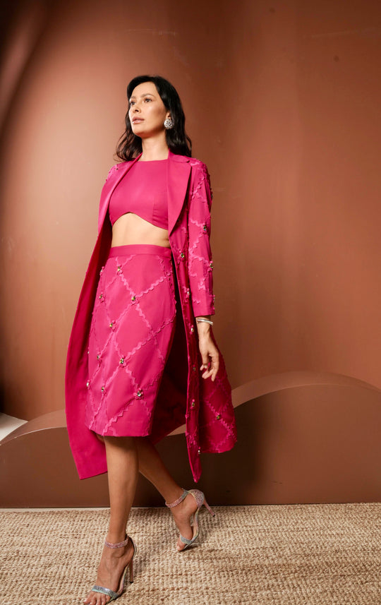 ROSA Blazer And Skirt Set