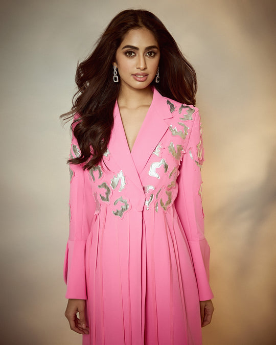 KYNA Metallic Applique Pant Suit