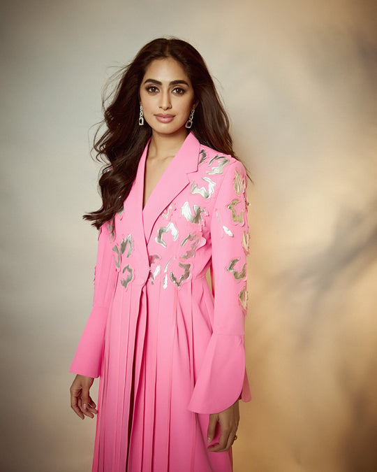 KYNA Metallic Applique Pant Suit