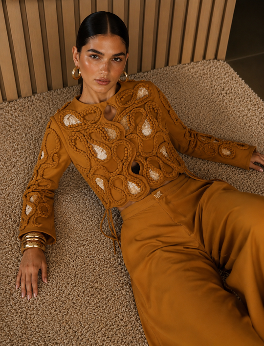 ARIA jacket & barrel pants set