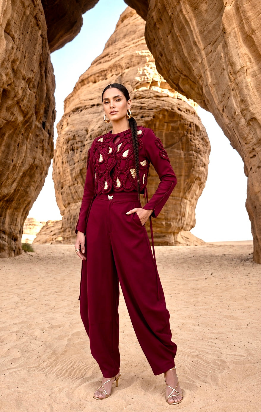 ARIA jacket & barrel pants set