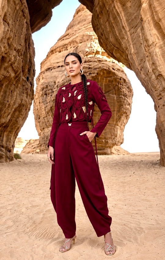 ARIA jacket & barrel pants set