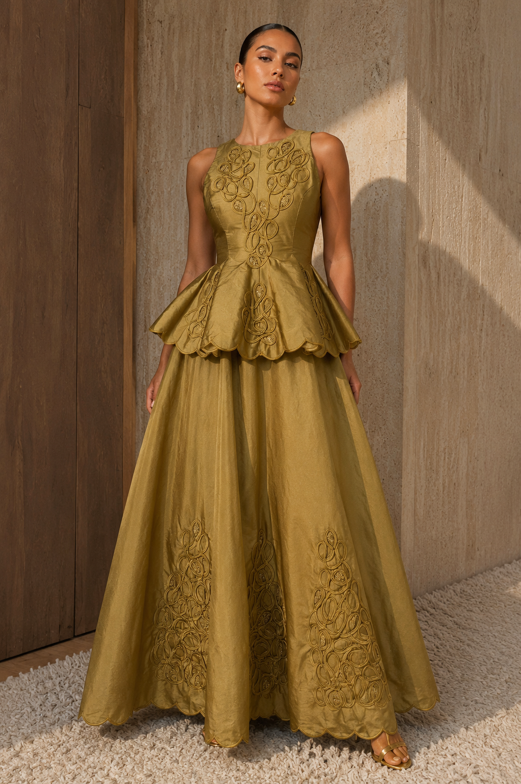 ARMA peplum dress