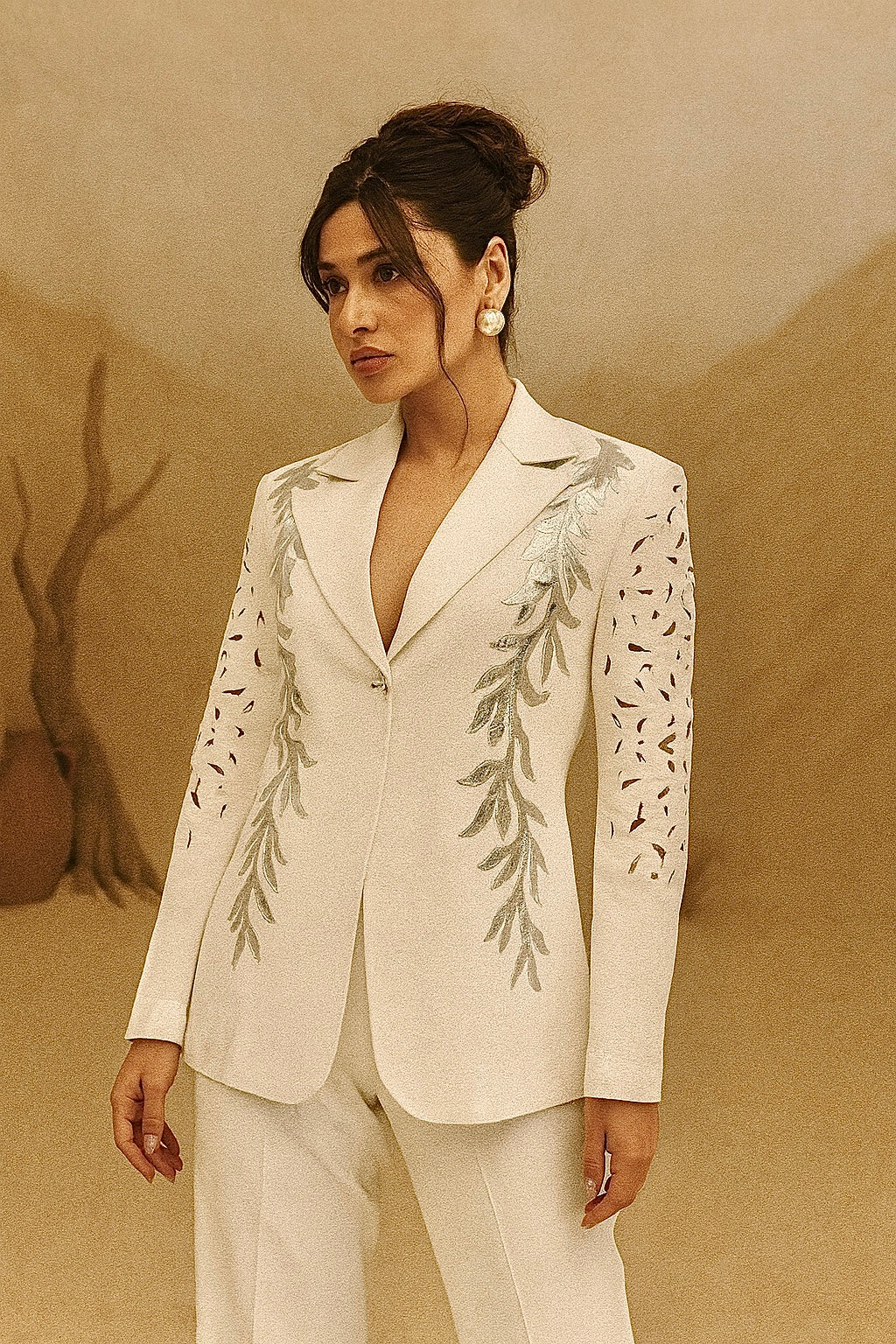 URJA metallic pantsuit