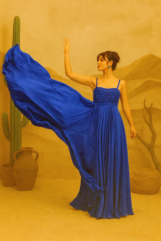 AJUNI Flared Dress