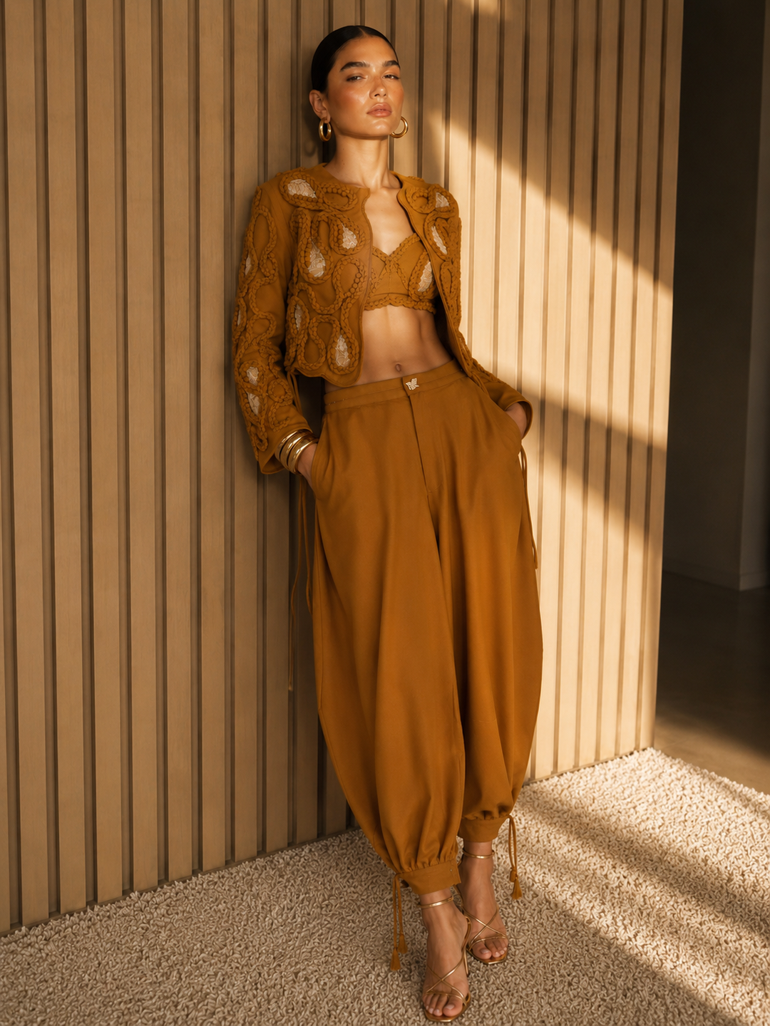 ARIA jacket & barrel pants set