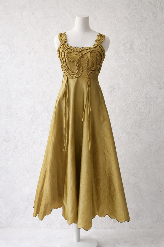 Alifia silk taffeta dress