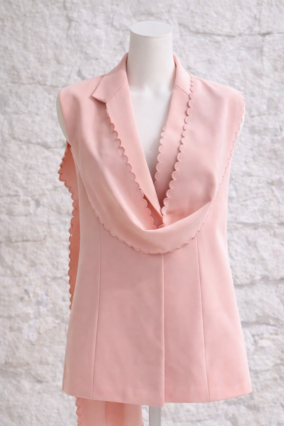 MAY draped vest & pants set