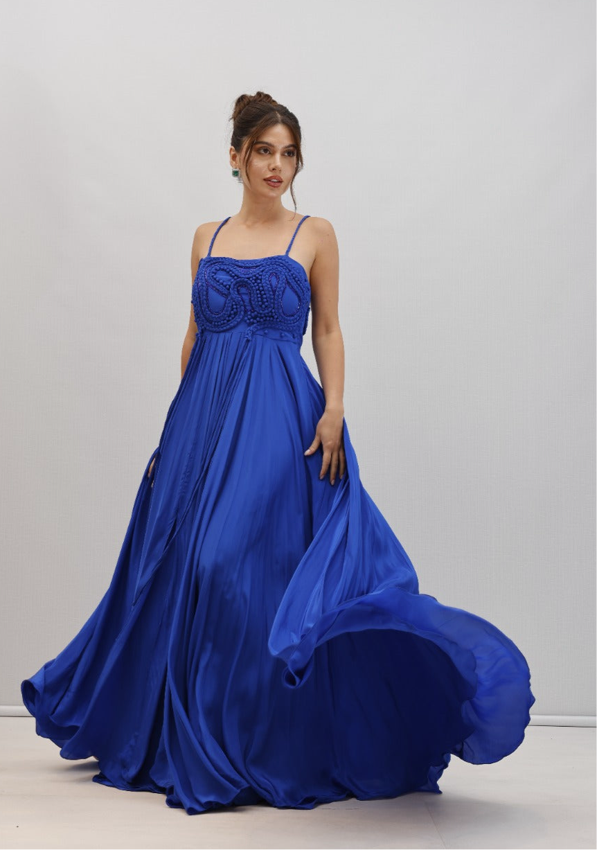 AJUNI Flared Dress