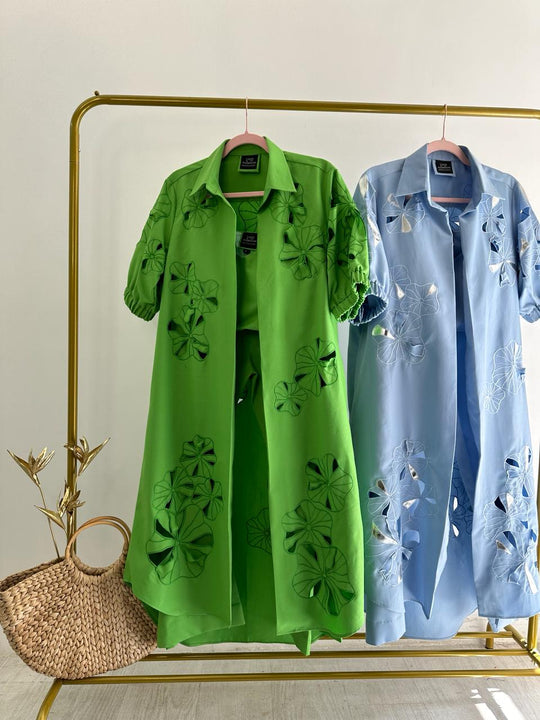 ZOYA Cutwork Co-Ord Set