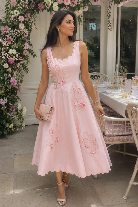 VELORA silk dress