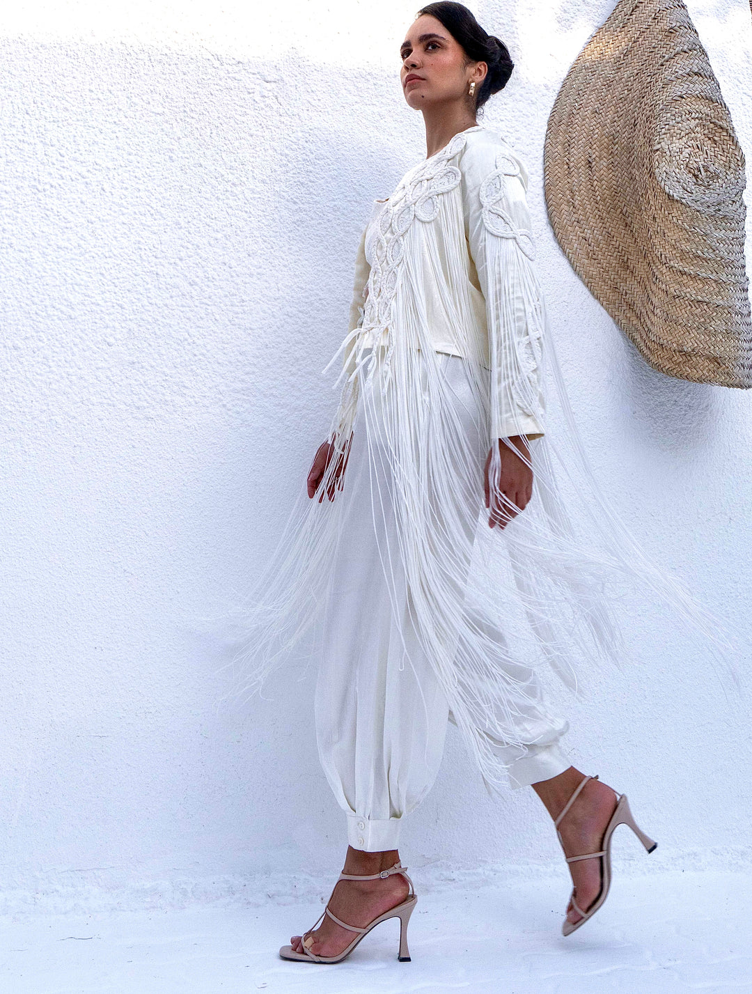 BOHO FRINGE JACKET SET