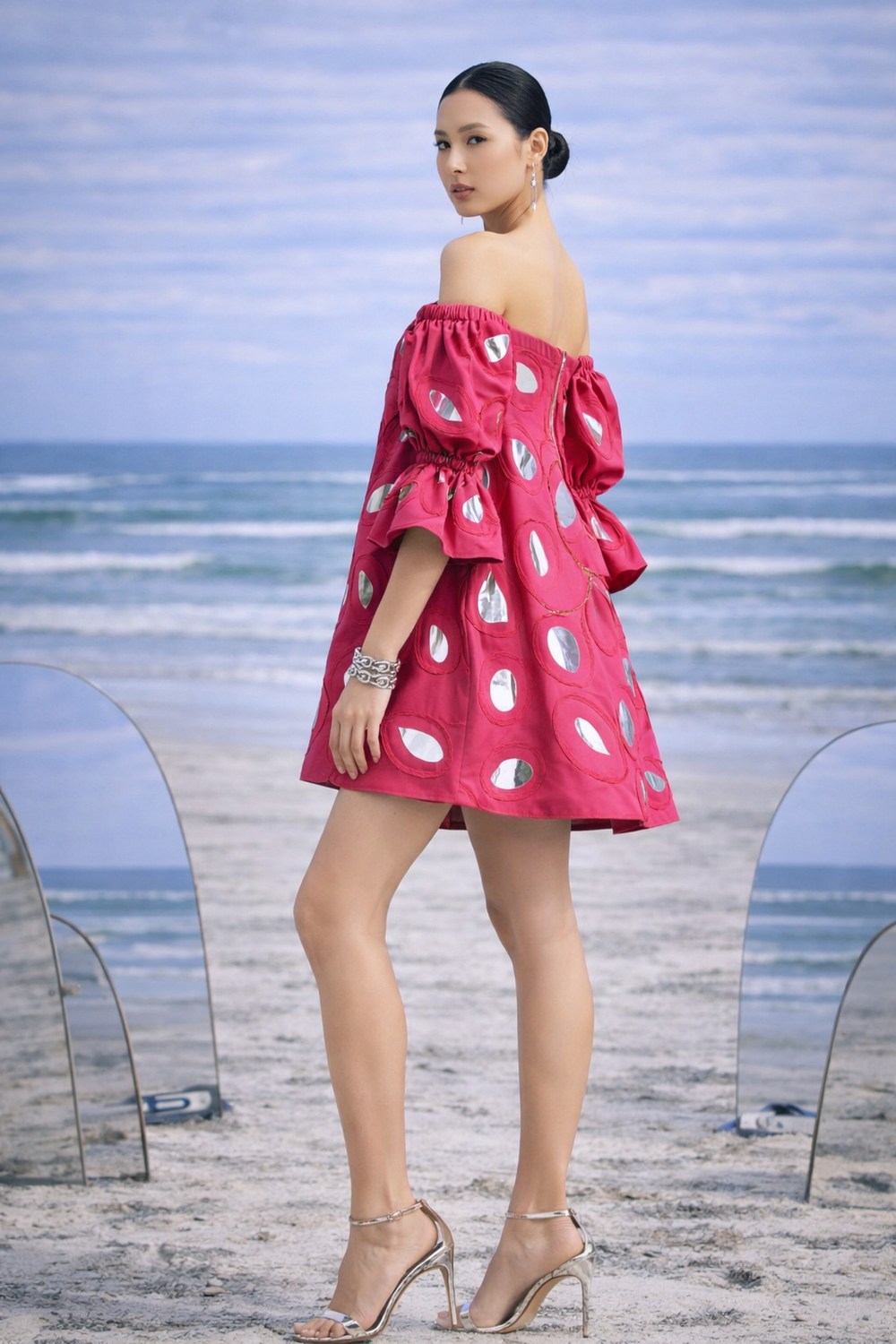 STELLA off-shoulder dress