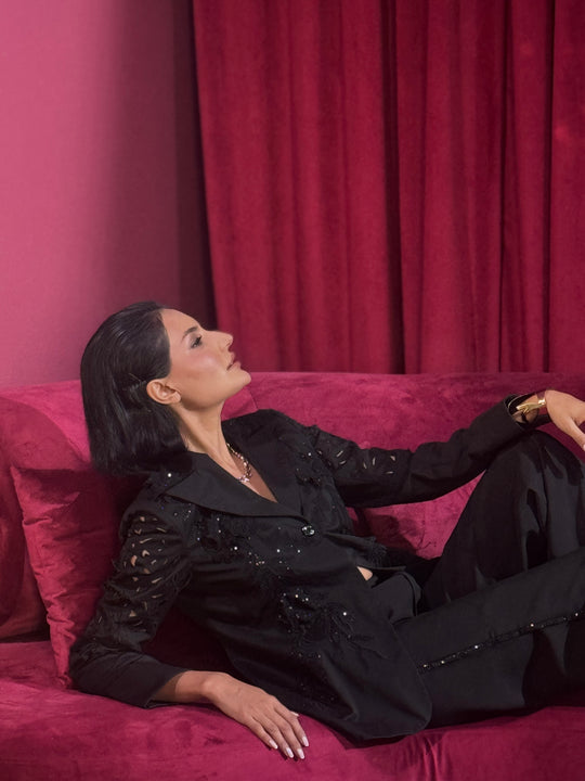 SIRI embellished pantsuit