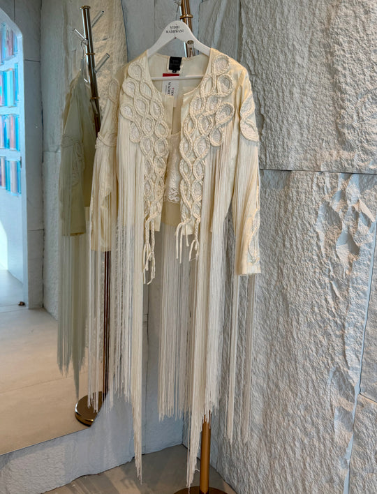 BOHO FRINGE JACKET SET