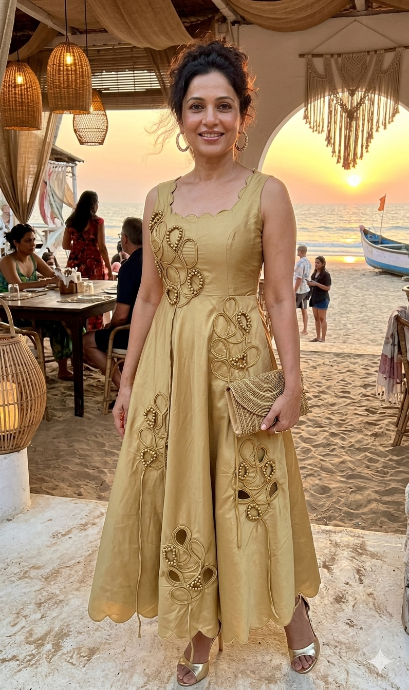 VELORA silk dress(ivory)