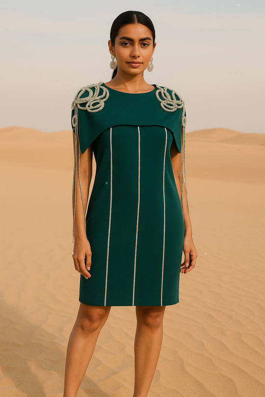 KATHY Cape Dress