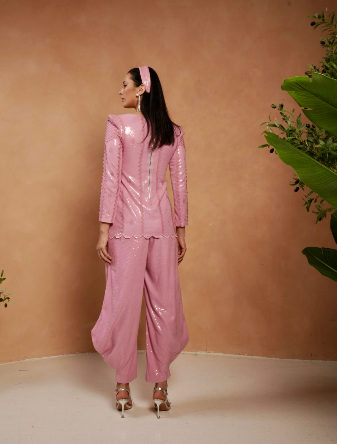 SILVIA Top With Draped Pants
