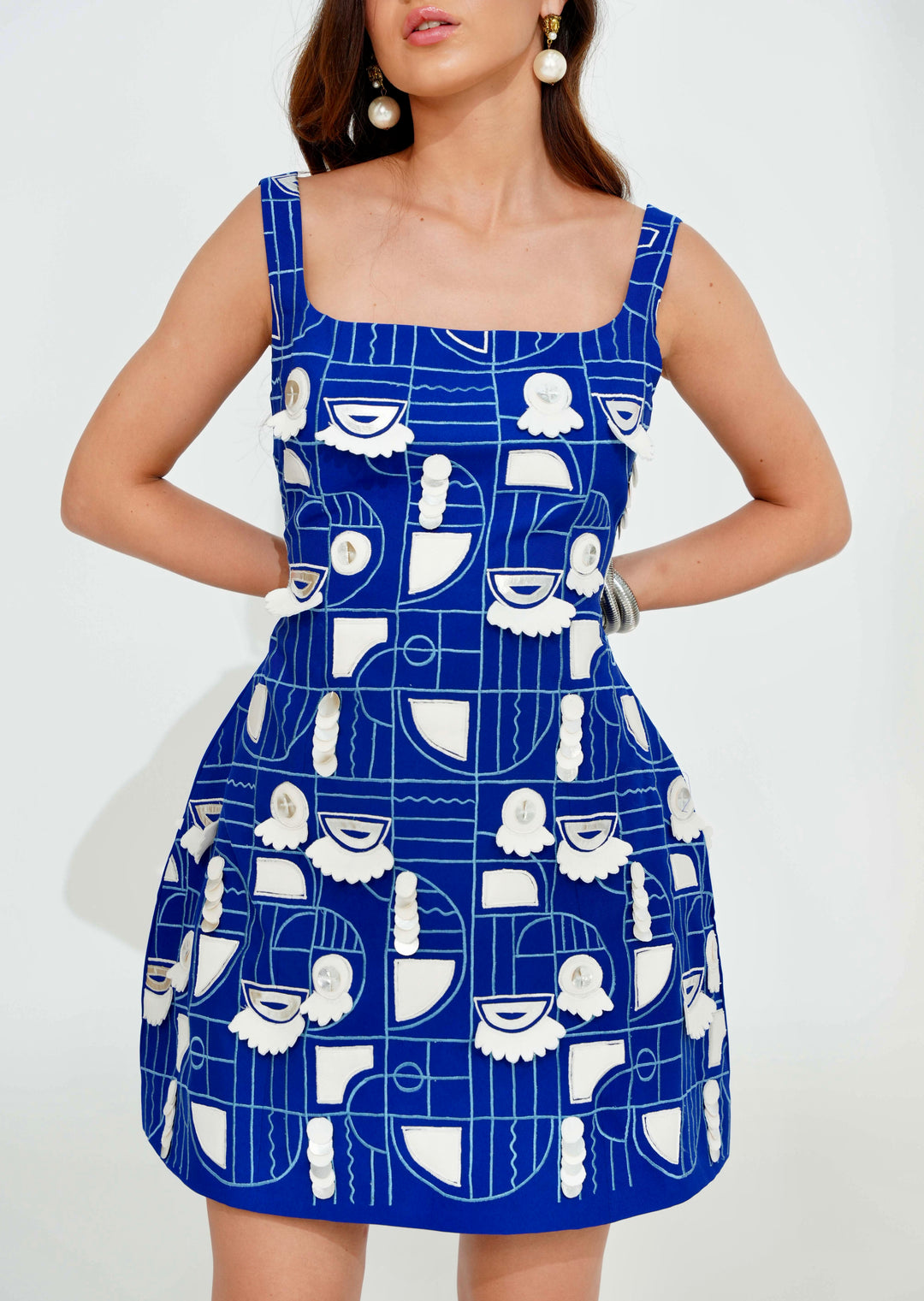 LAURA 3D Structured dress
