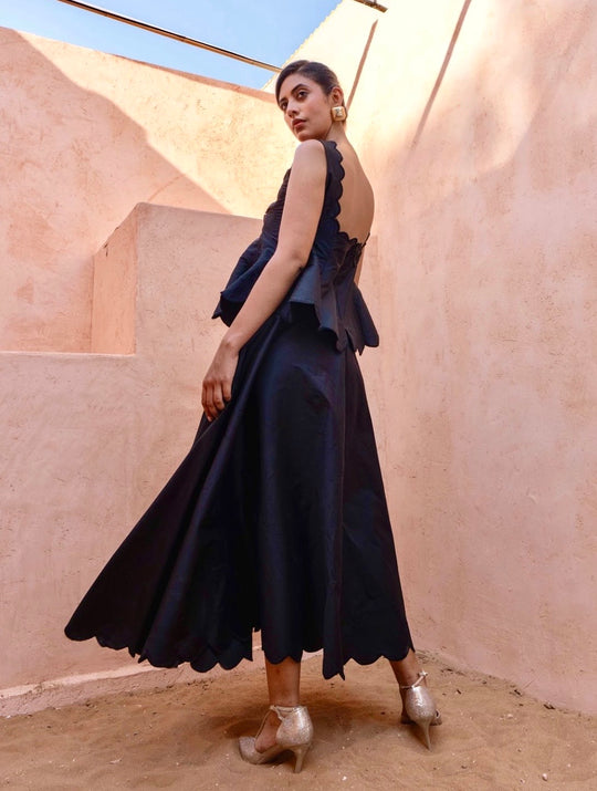 ESME PEPLUM DRESS