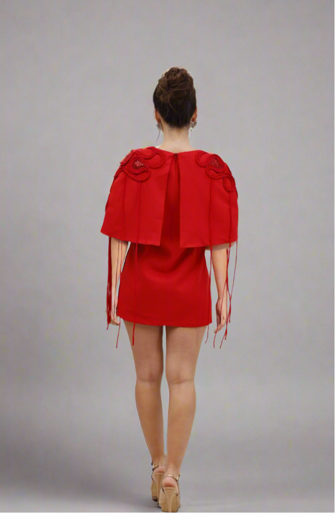 ELENA CAPE DRESS