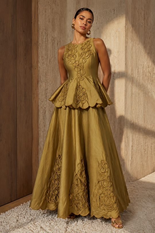 ARMA peplum dress