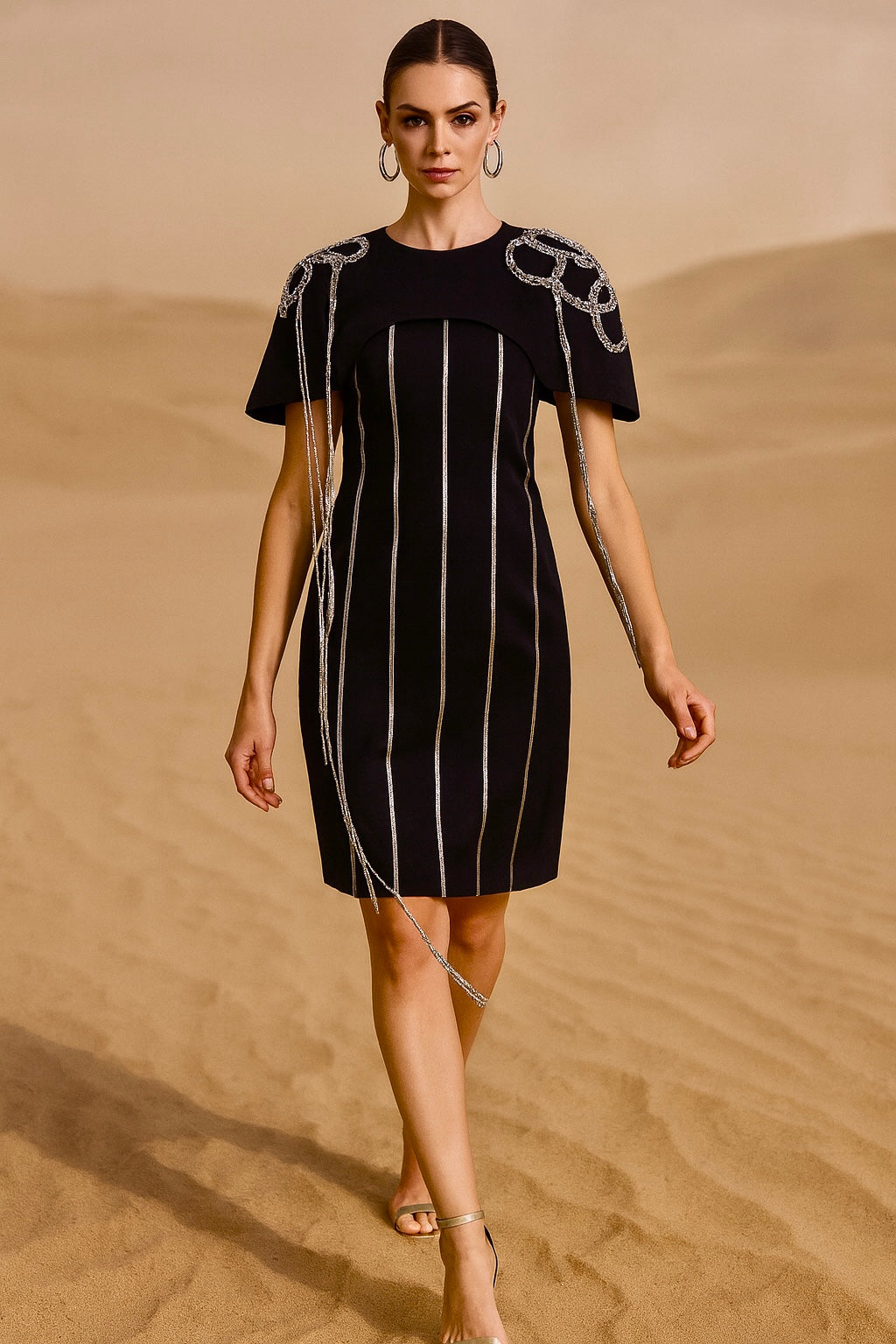 KATHY Cape Dress