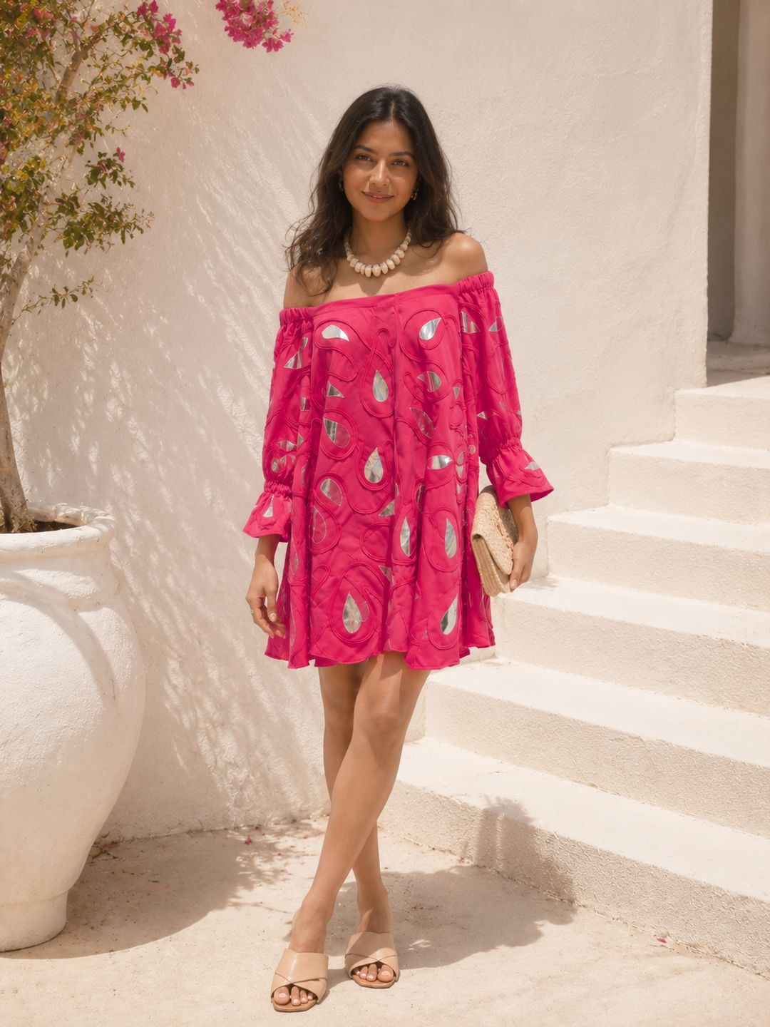 STELLA off-shoulder dress