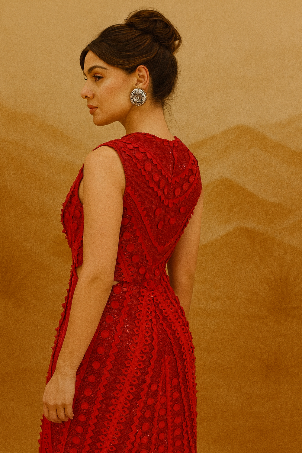 SAHA Sequinned Shift Dress