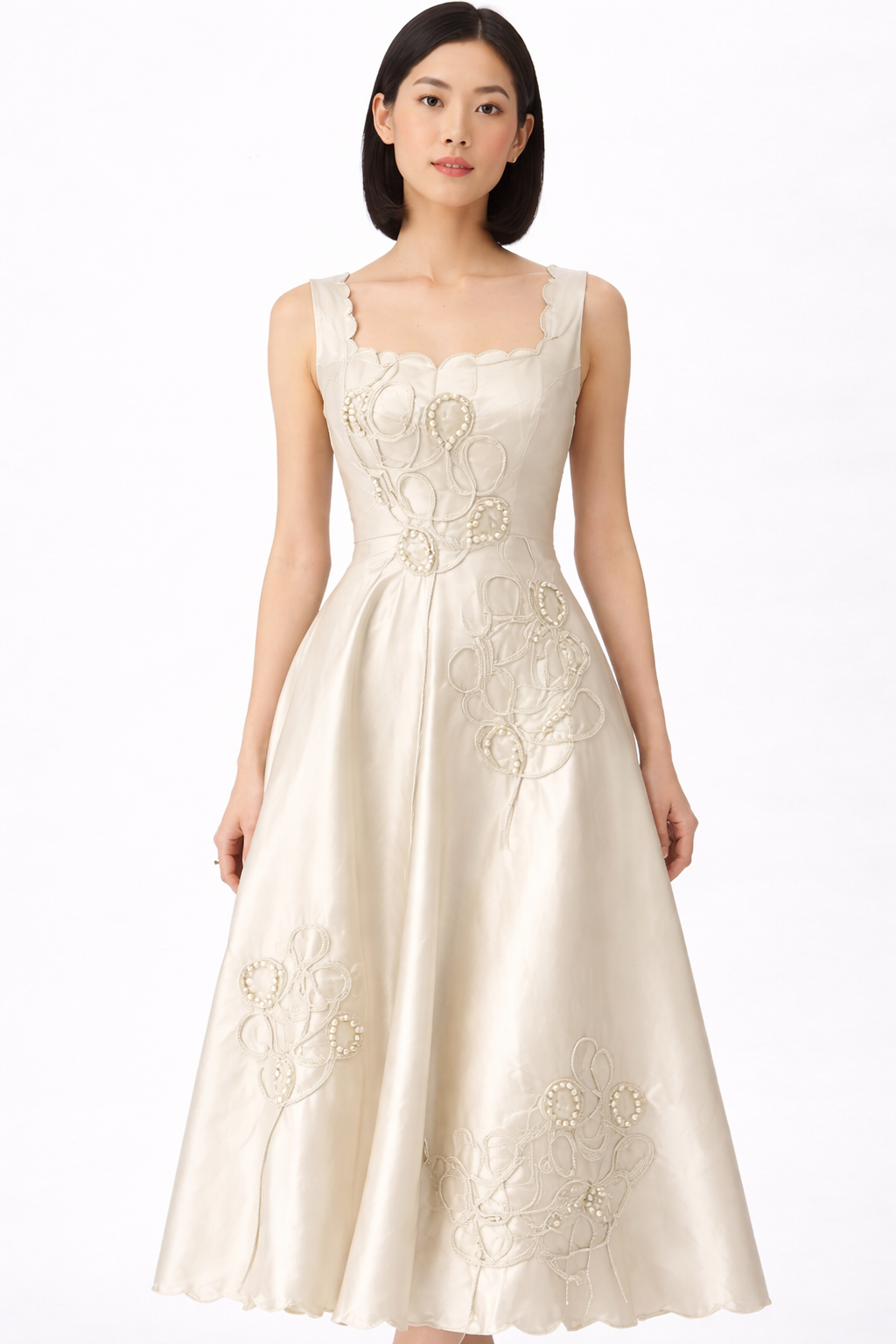 VELORA silk dress