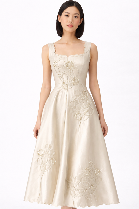 VELORA silk dress