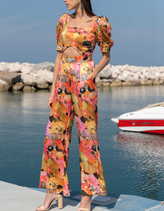 AWI Cutout Jumpsuit