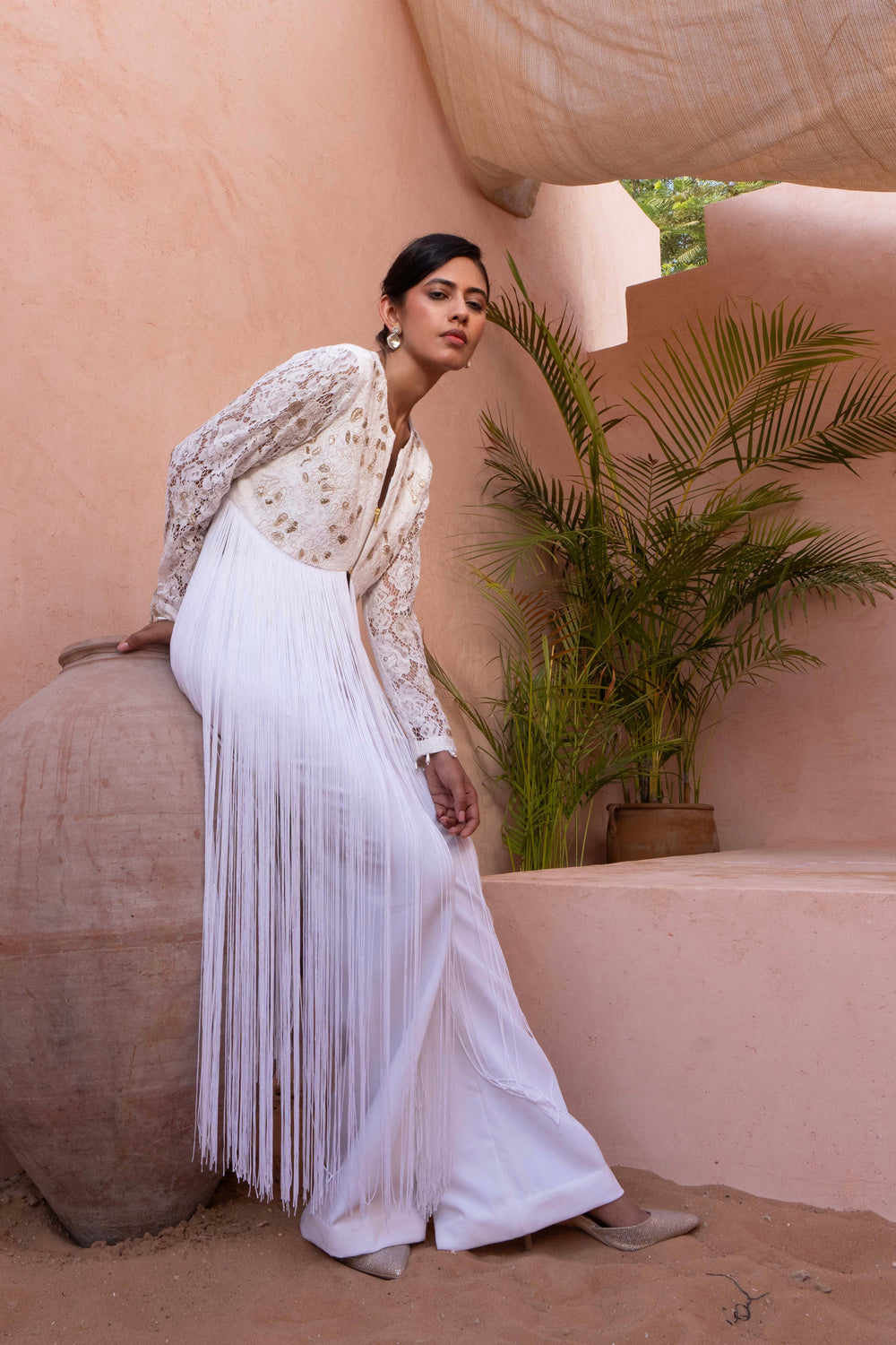 AURA lace jacket & pants