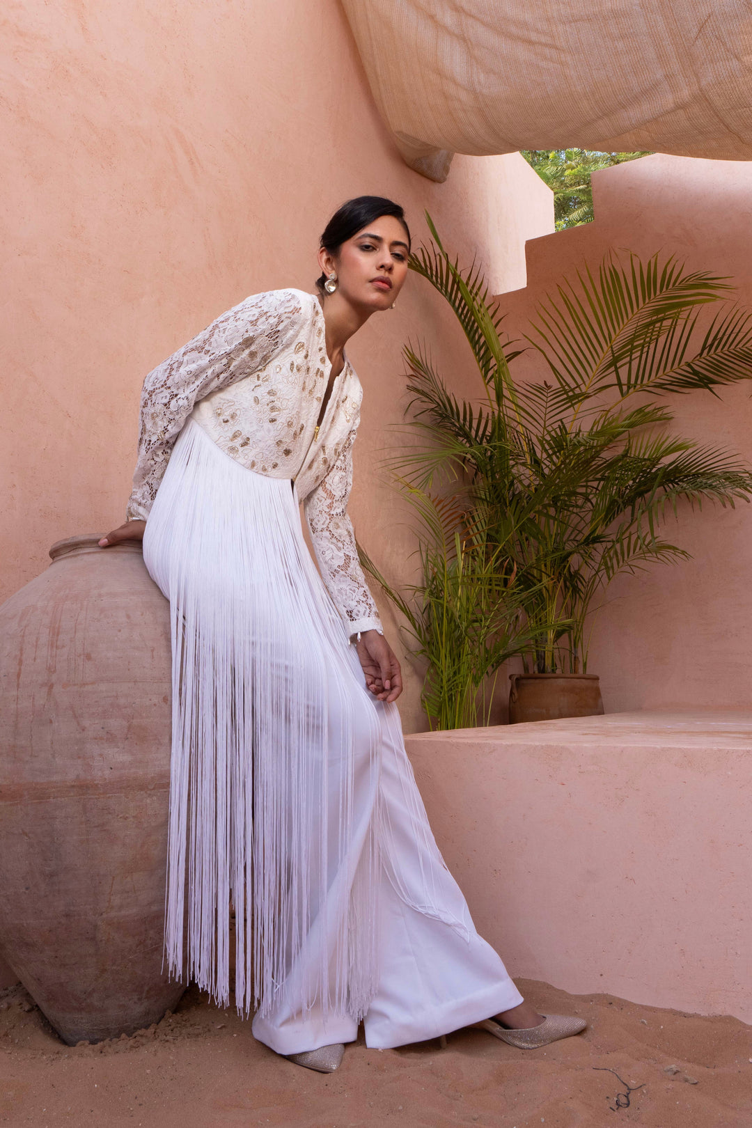 AURA lace jacket & pants