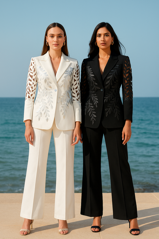 URJA metallic pantsuit