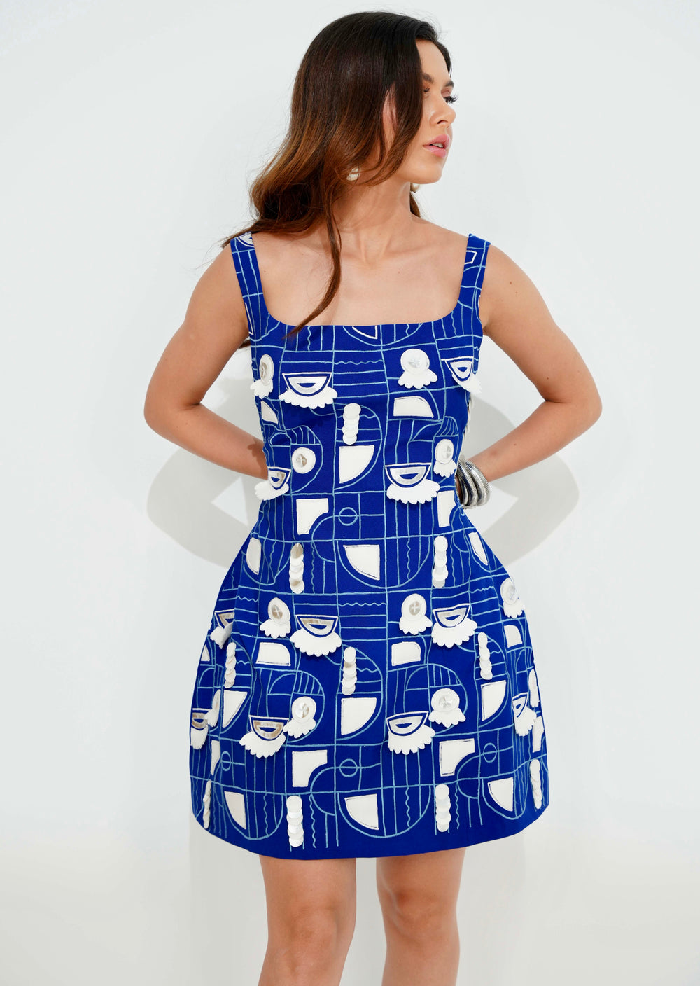 LAURA 3D Structured dress