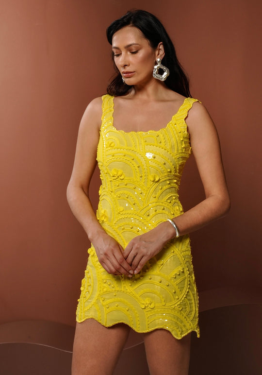 SANDY Scalloped Dress