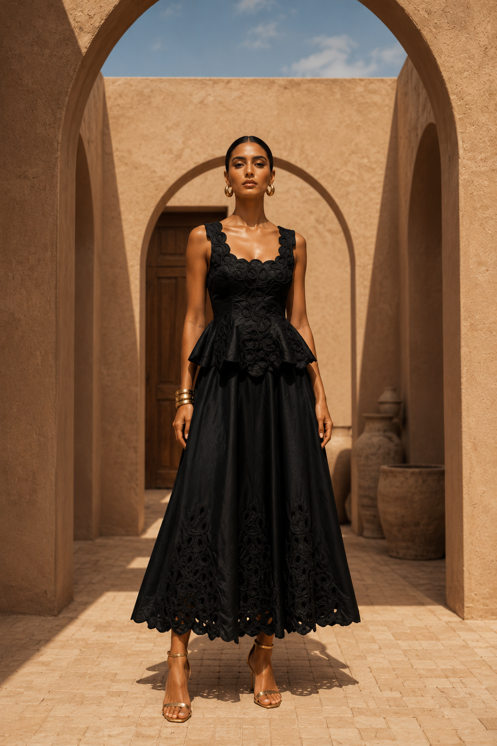 ESME PEPLUM DRESS