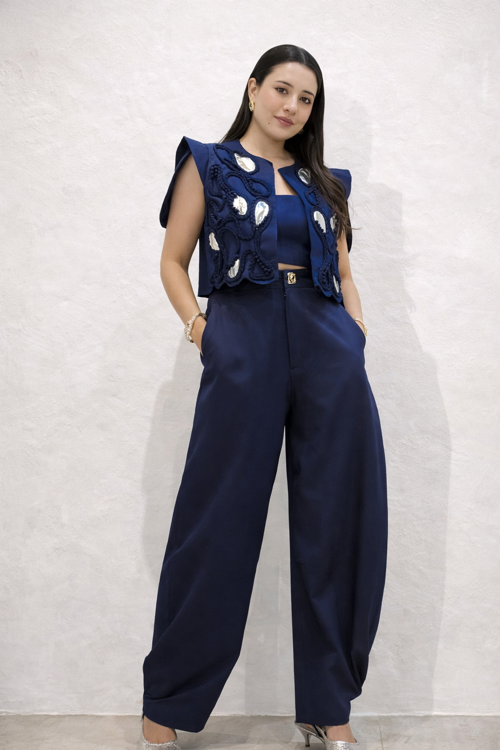 EVOLVE Cropped jacket and pants set