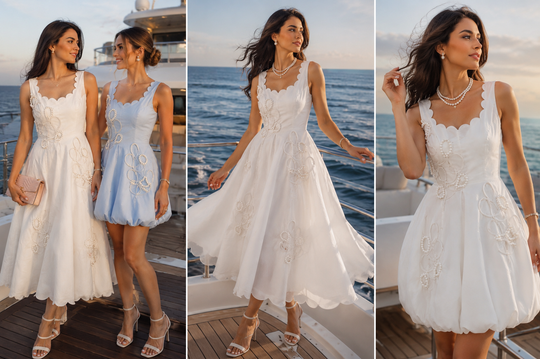 VELORA silk dress