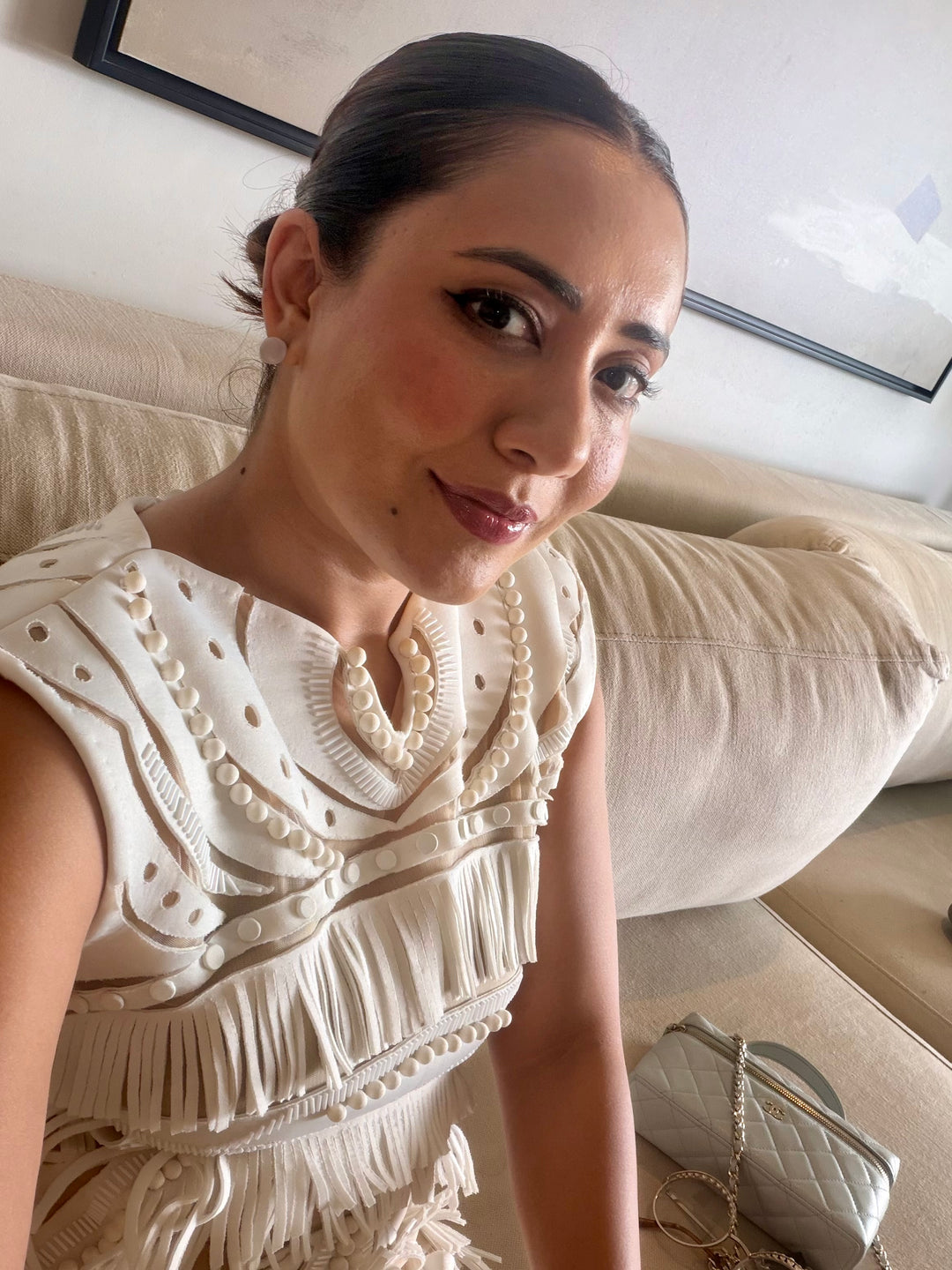 FÍA Handcrafted Cutwork Dress