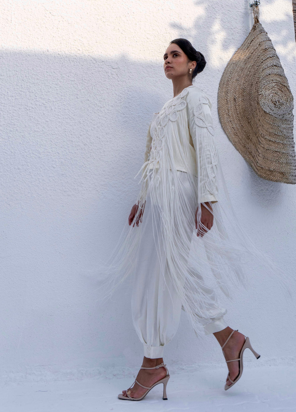 BOHO FRINGE JACKET SET