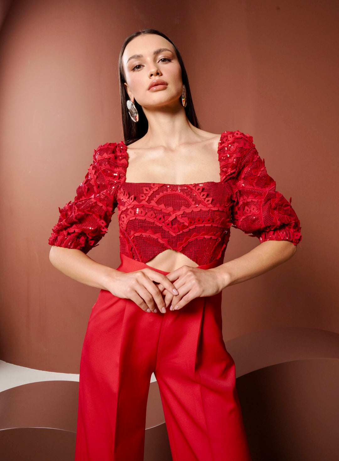 DAWN Sequinned Jumpsuit