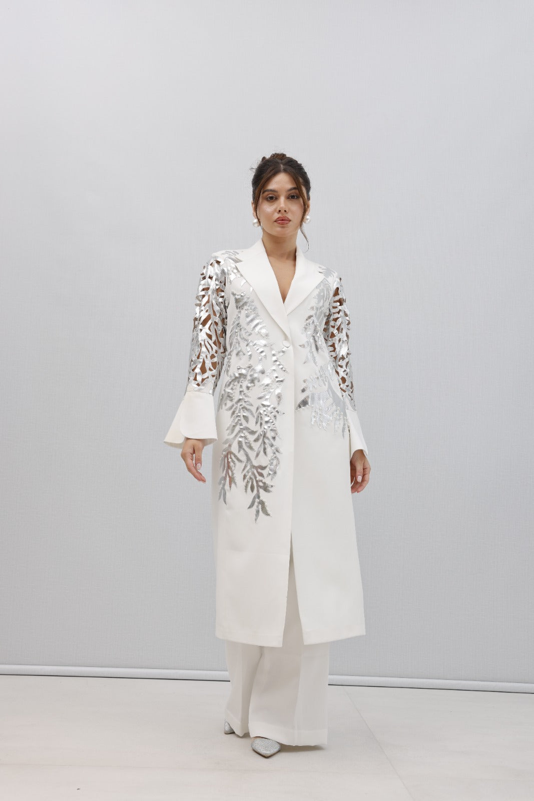 ABIRA Embroidered Jacket And Pant