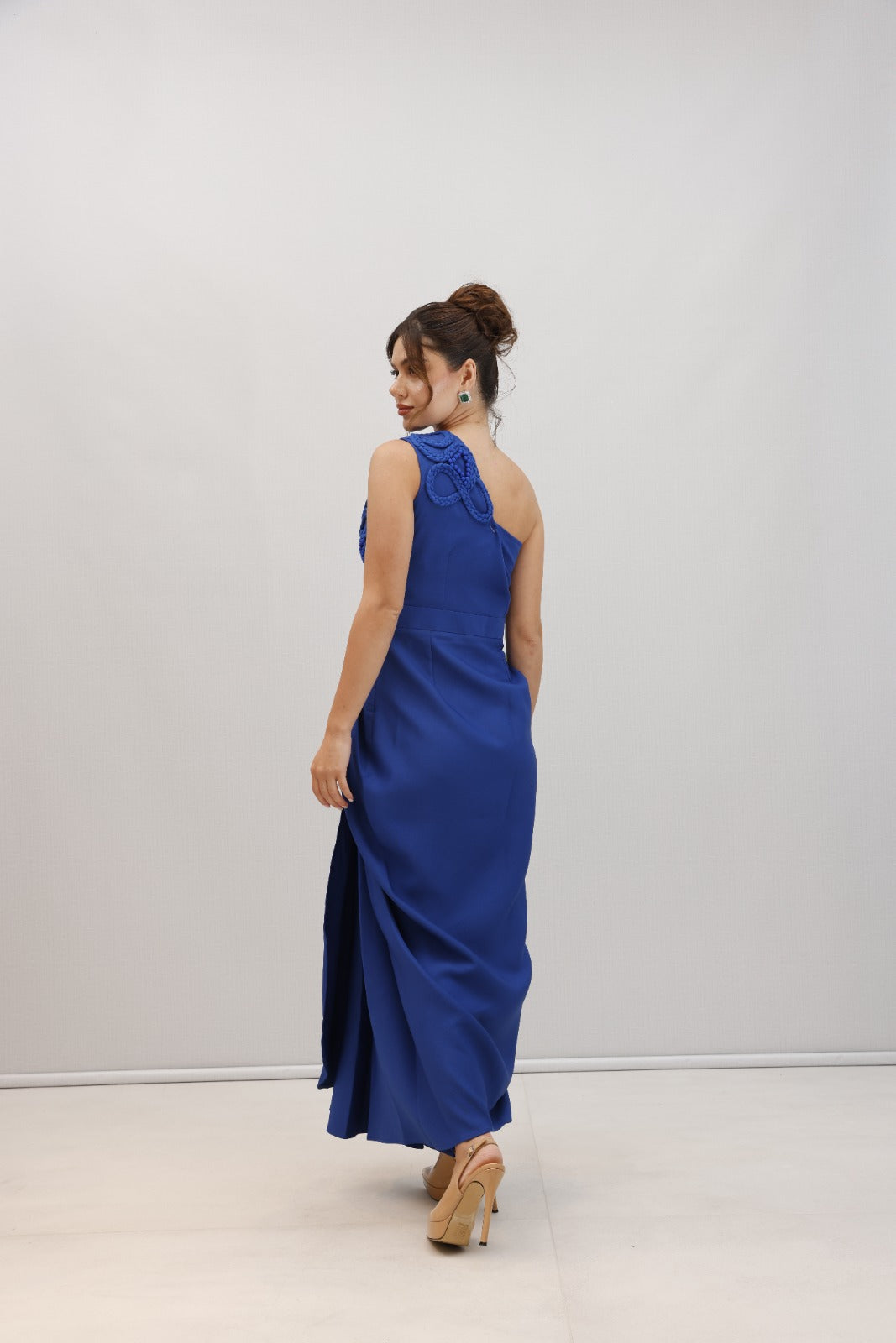 ALIKA Off Shoulder Draped Dress