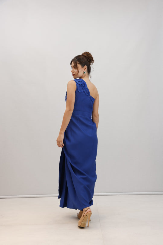ALIKA Off Shoulder Draped Dress