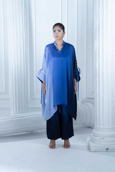 ANNA blue kaftan set