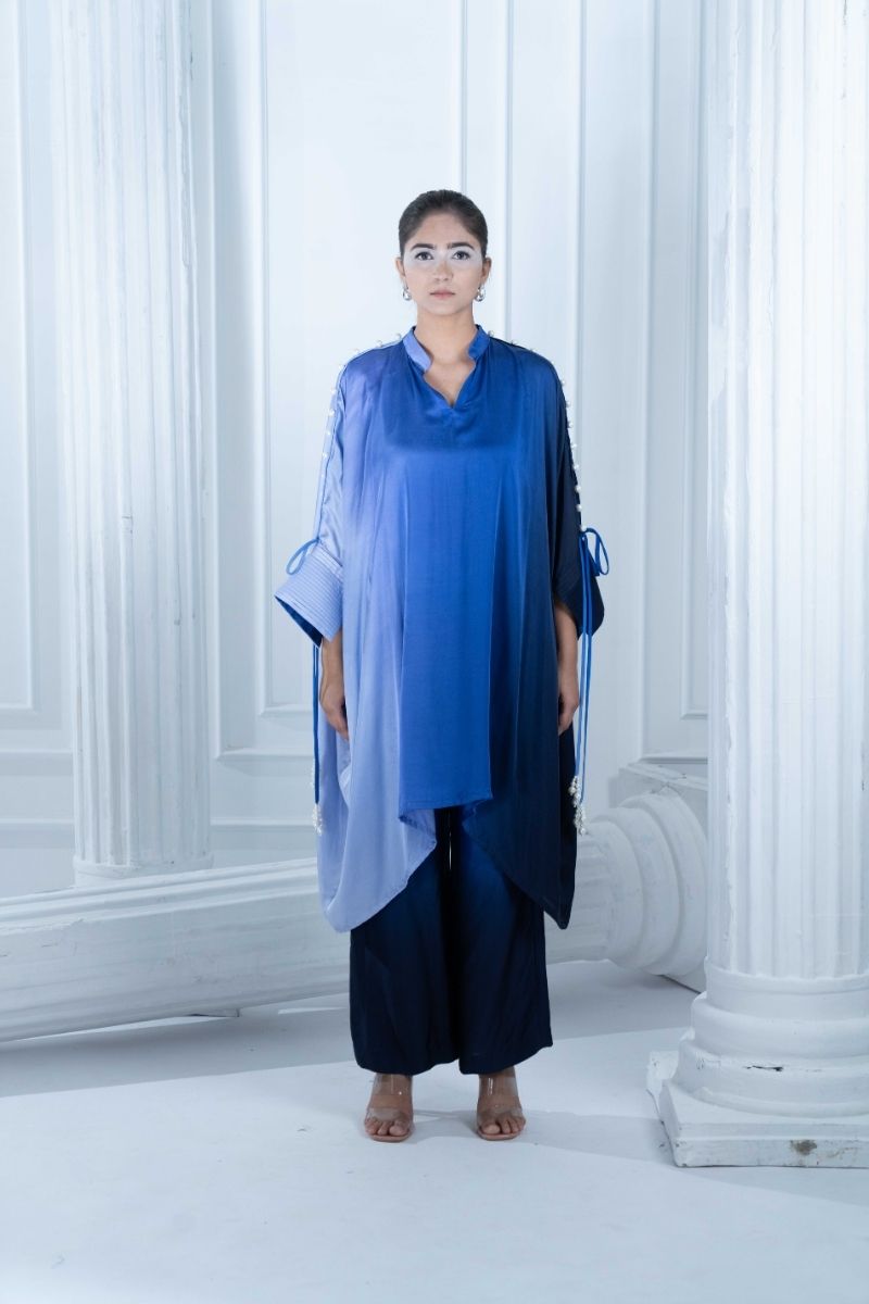 ANNA blue kaftan set